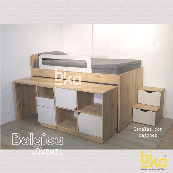 Alcoba Bélgica 100cm Habitaciones Juveniles - Image 2