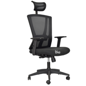 silla ergonomica color negro con ruedas