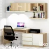 estudio cosmic con escritorio y luces led