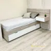 alcoba con cabecero moderna
