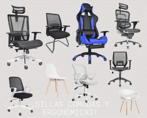 sillas de oficina económicas en Medellín