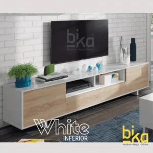 Inferior TV White - Muebles Bika Medellín
