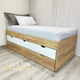 cama tarima con cajones