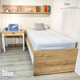 cama justin con 3 cajones