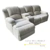silla reclino con bar tapizada en tela