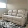 silla reclinable de 3 puestos electricos en tela