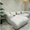 sofa modular moderno color gris
