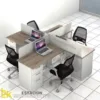 Estación de Trabajo Max Cuadratto con sillas ergonómicas