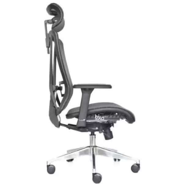 silla de oficina monarca negra
