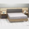 alcoba moderna con 2 mesas de noche y colchon bika