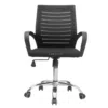 silla de oficina color negro