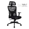 silla de escritorio bella 2 negra