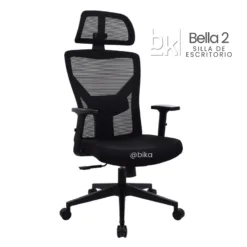 silla de escritorio bella 2 negra