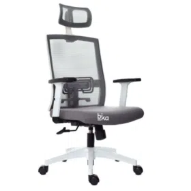 silla de escritorio ergonomica color gris