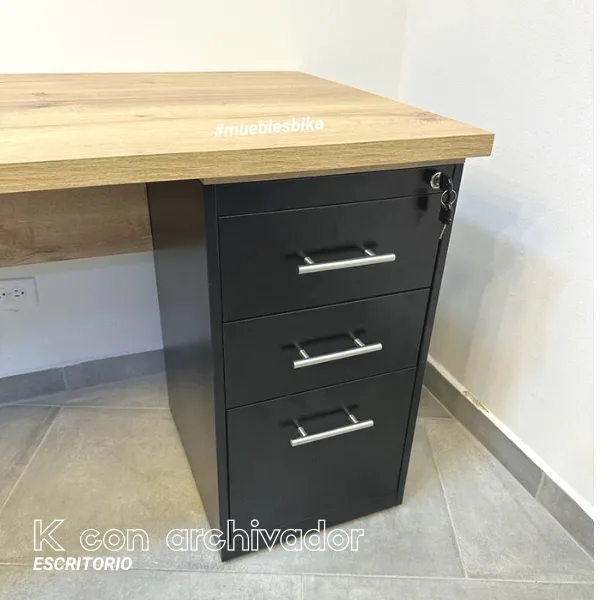 ESCRITORIO K con archivador