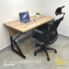 ESCRITORIO K con archivador negro