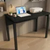 escritorio enne tipo mesa patas negras
