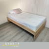 cama sencilla con colchon