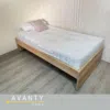cama sencilla con colchon