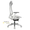 silla de oficina blanca