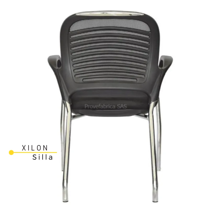 silla fija negra