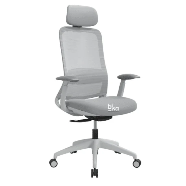 silla ergonómica melany gris moderna