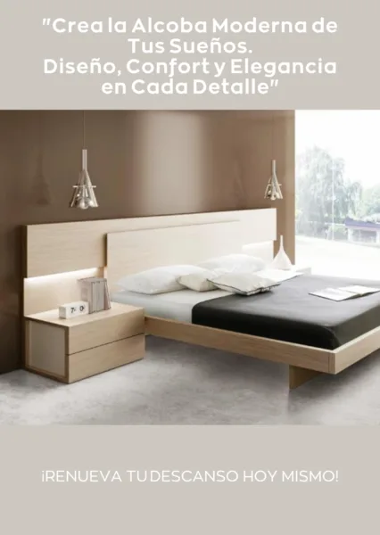 alcoba matrimonial moderna