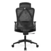 Silla de escritorio thonet color negro