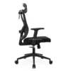 Silla de escritorio thonet color negro