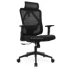 Silla de escritorio thonet color negro
