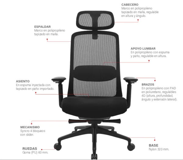 SILLA DE ESCRITORIO DIAMOND