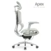 Silla de escritorio presidente Apex color gris