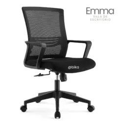 Silla de escritorio Emma color negro