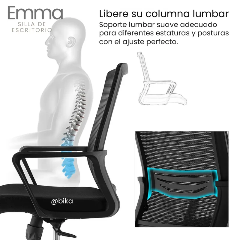 Silla de escritorio Emma