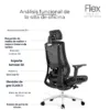 Silla Ergonómica Flex color negro