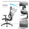 Silla de Escritorio presidente Gary