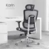 Silla Ergonómica Karin gris giratoria