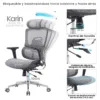 Silla Ergonómica Karin gris