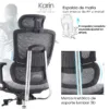 Silla Ergonómica Karin gris