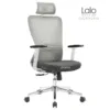 Silla de Escritorio Presidente Lalo gris giratoria