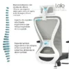 Silla de Escritorio Presidente Lalo gris