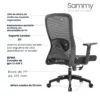 Silla de Escritorio Gerente Sammy en muebles bika