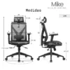Silla de escritorio Presidente Mike