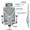 Silla de Escritorio Rresidente Mike gris