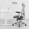 Silla de Escritorio Rresidente Mike gris
