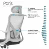 Silla de Escritorio Presidente Paris