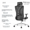 Silla de Escritorio Prima ergonomica color negro