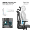 Silla de Escritorio Prima moderna