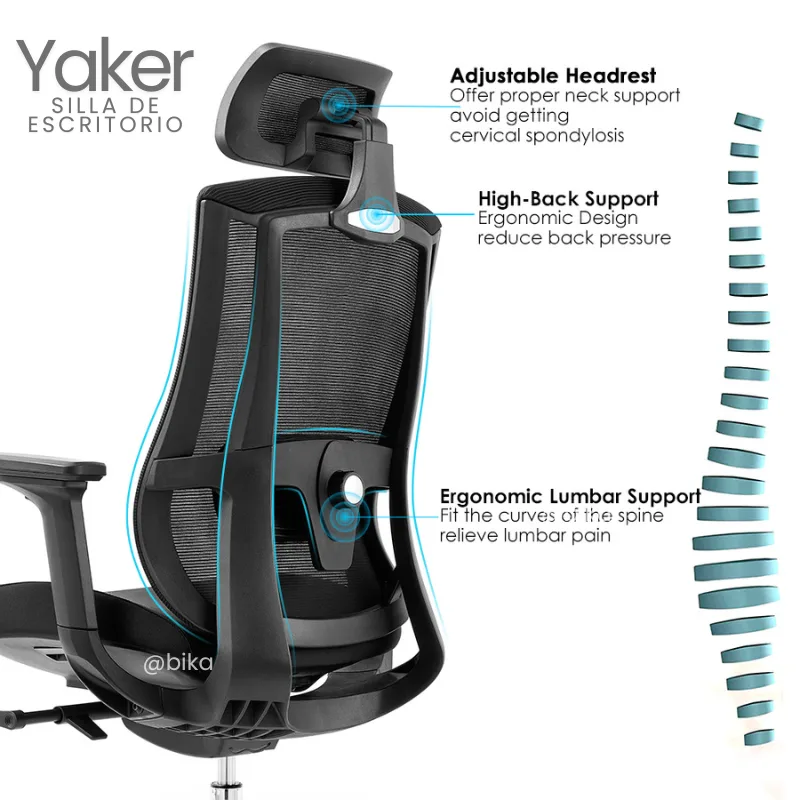 Silla de Escritorio Presidente Yaker Plus