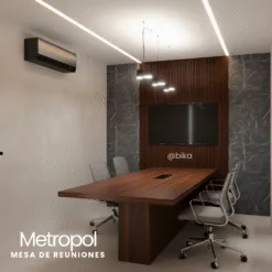 mesa de reuniones con conectividad